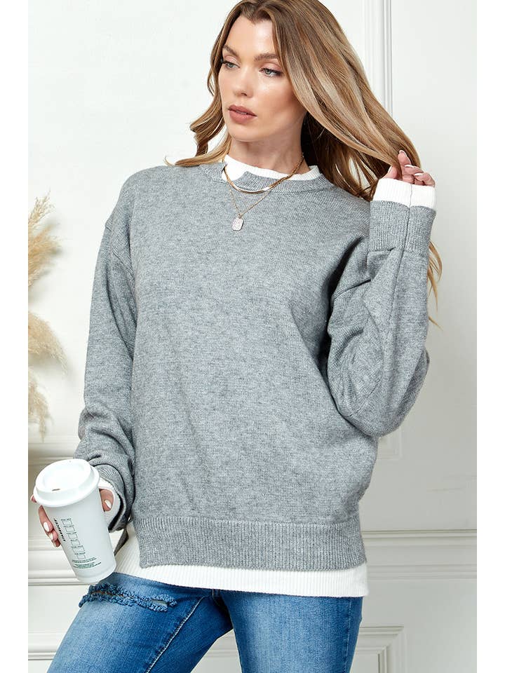 Cezele - Vendita all'ingrosso Maglione tricot - Donna - Maglione in maglia a maniche lunghe - 100% acrilico8