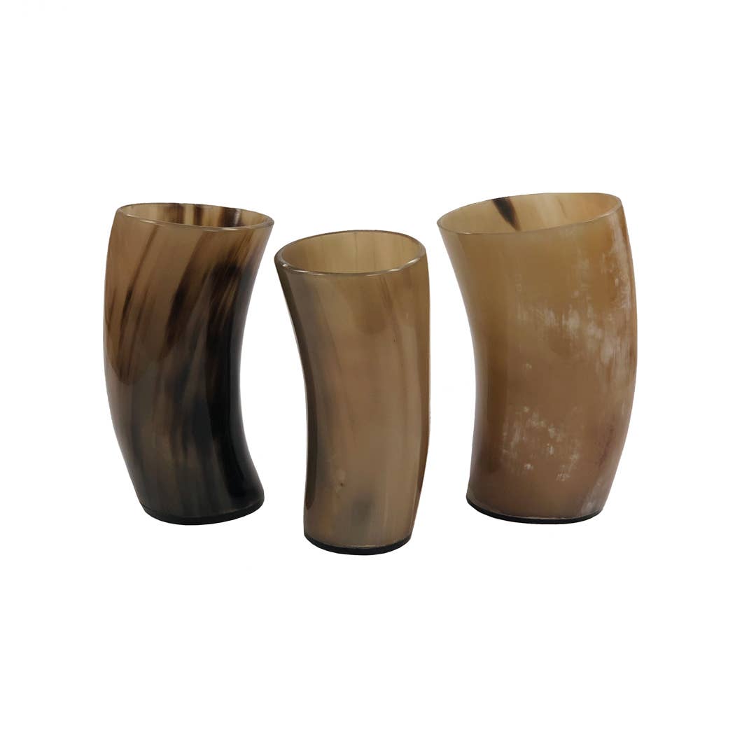 Madison Bay Co. - Historical Home Decor Reproductions - Wholesale Drinking Glass/Cup - Horn Drinking Cup-Early American-Revolutionary-Colonial, 5”1