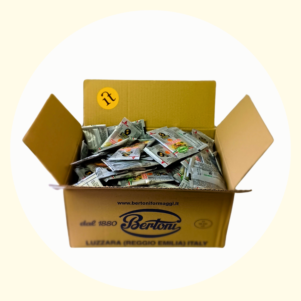 Gourm.it – Engroshandel Ost – Revet Parmigiano Reggiano enkeltportion 5g. DOP. Italien.4