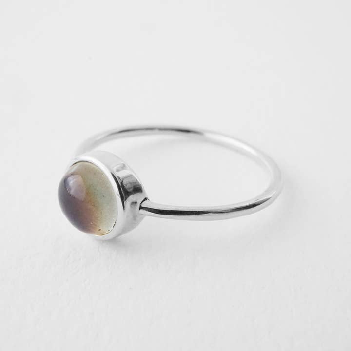 Honeycat Jewelry - Wholesale Single Stone/Solitaire Ring - Silver - Mini Mood Ring2