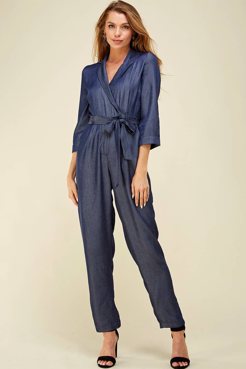 épisode - Vendita all'ingrosso Tuta intera - Donna - Tuta in denim con cintura1