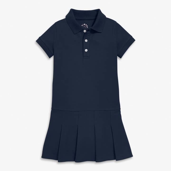 Primary - Wholesale Dress - Kids - Short Sleeve Pique Polo Dress1