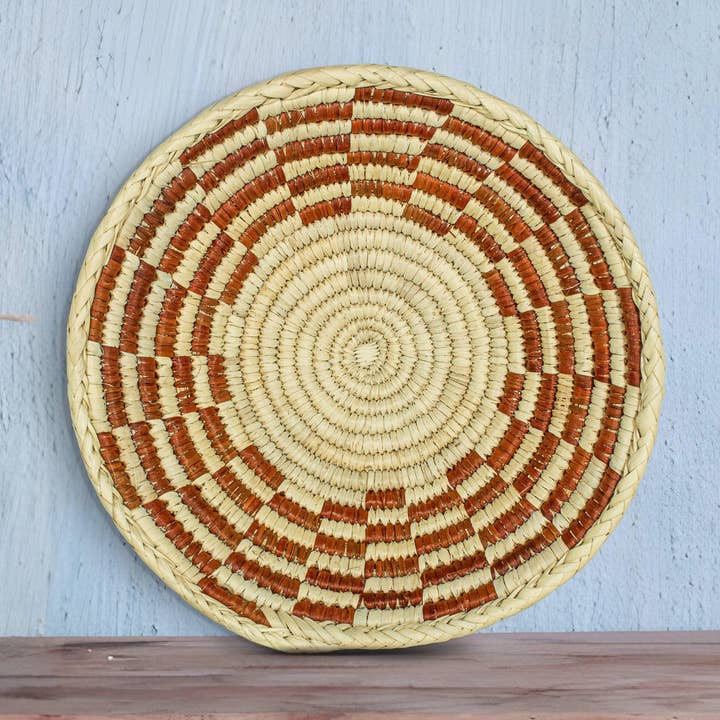 Handwoven Bowl Basket - Southwestern Basket - 8 inch dia for wholesale by ArtisanalEmporiumLLC