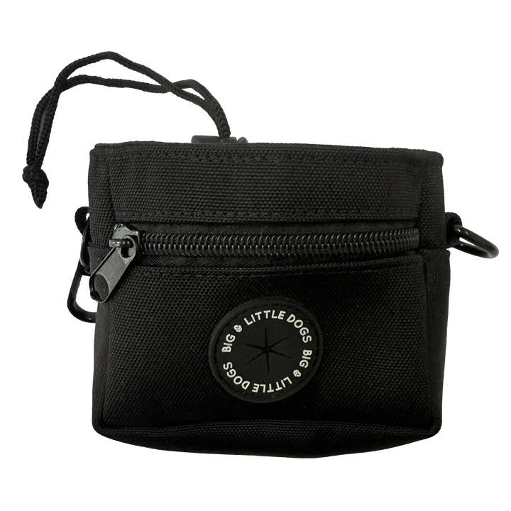 Big and Little Dogs - Wholesale Pet treat bag – Dog - 2-IN-1 TREAT POUCH: Black2