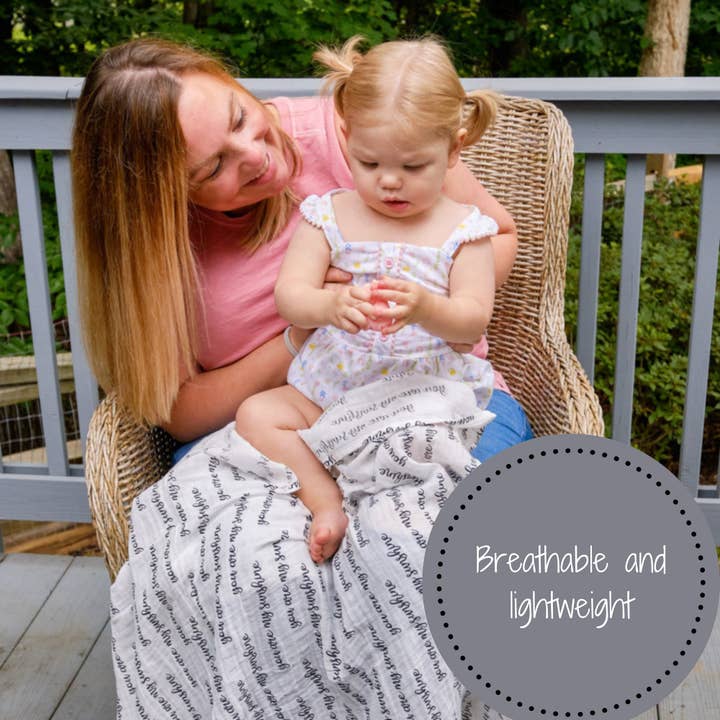 LollyBanks - Wholesale Swaddle - Baby - You Are My Sunshine Baby Swaddle Blanket