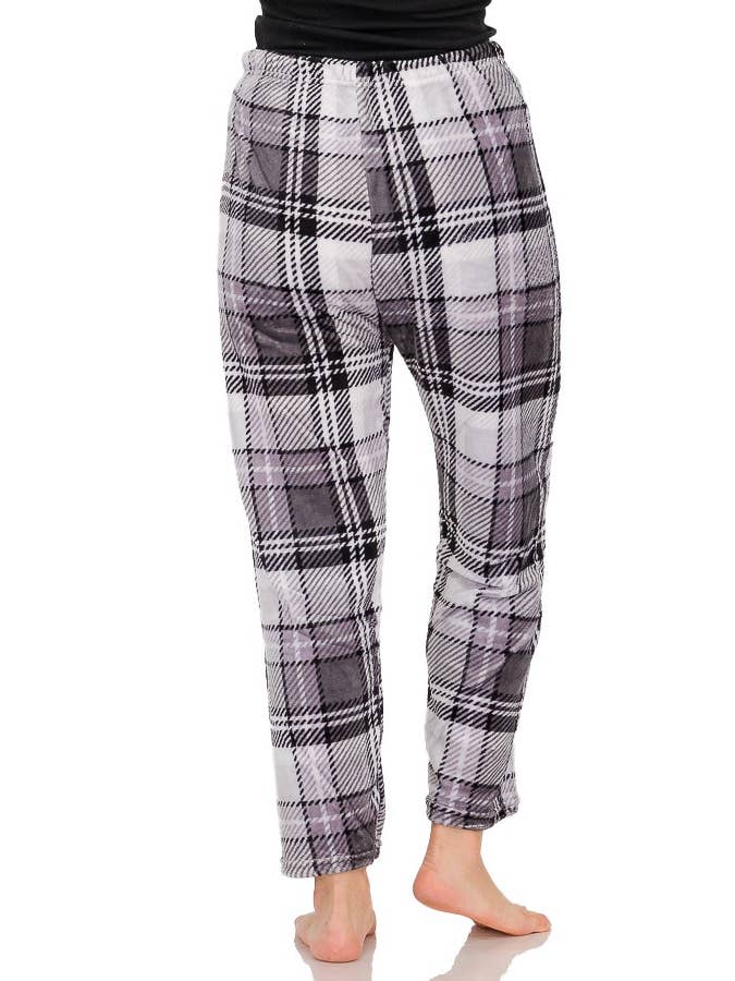 Cap Zone - Wholesale Sleepwear Bottom - Women's - Fuzzy Plush Lounge Pajama Pants9