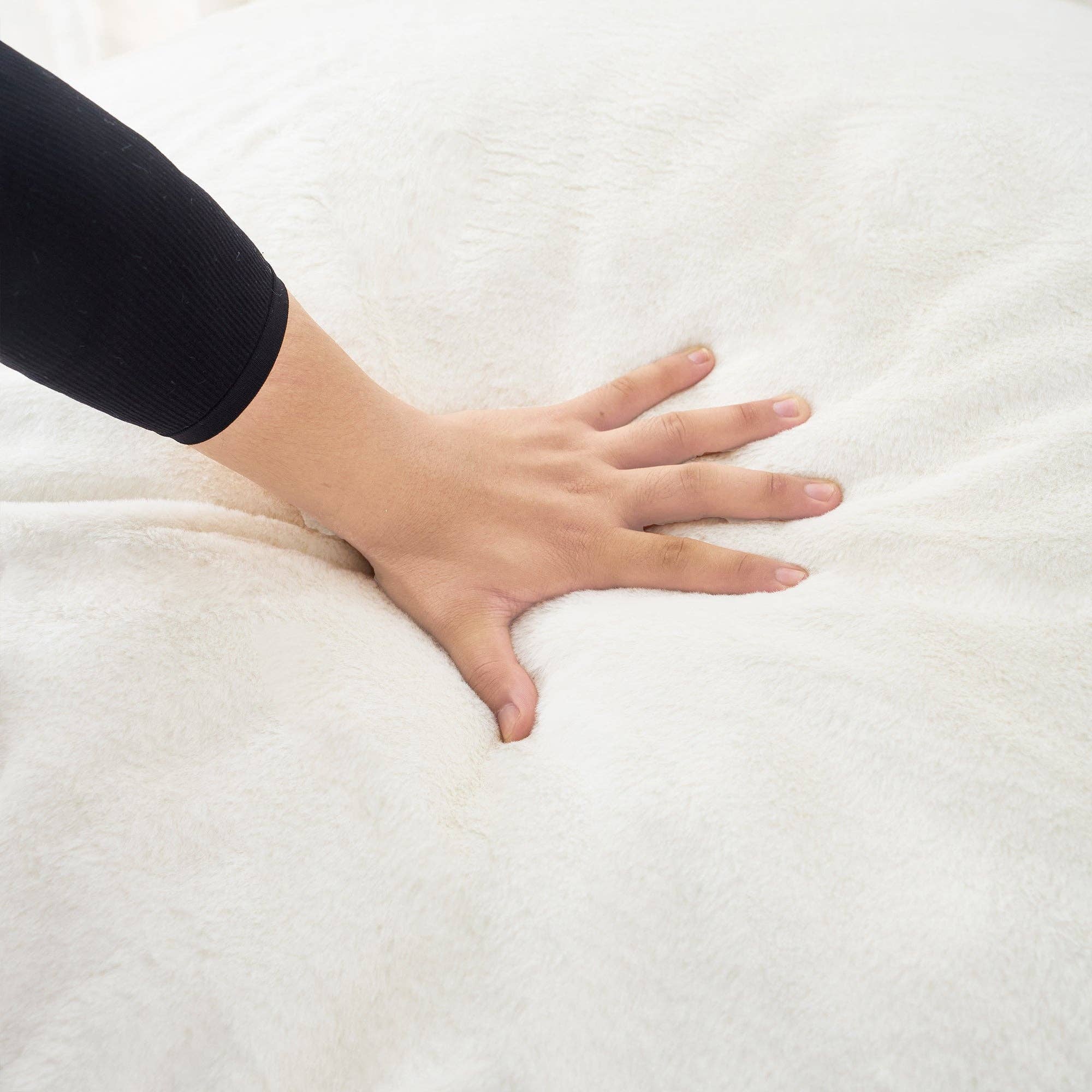 HOMYCASA DESIGN INC - Vente Canapés - Grand pouf convertible pour adultes, se transforme de fauteuil paresseux en matelas de sol, grand canapé de sol, grand canapé-lit, rembourrage en mousse haute densité, lavable en machine.8