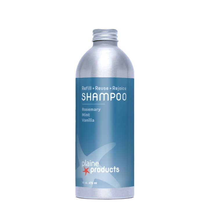 Plaine Products - Wholesale Hair Shampoo - Empty Shampoo Bottle 16 oz (pump not included)0