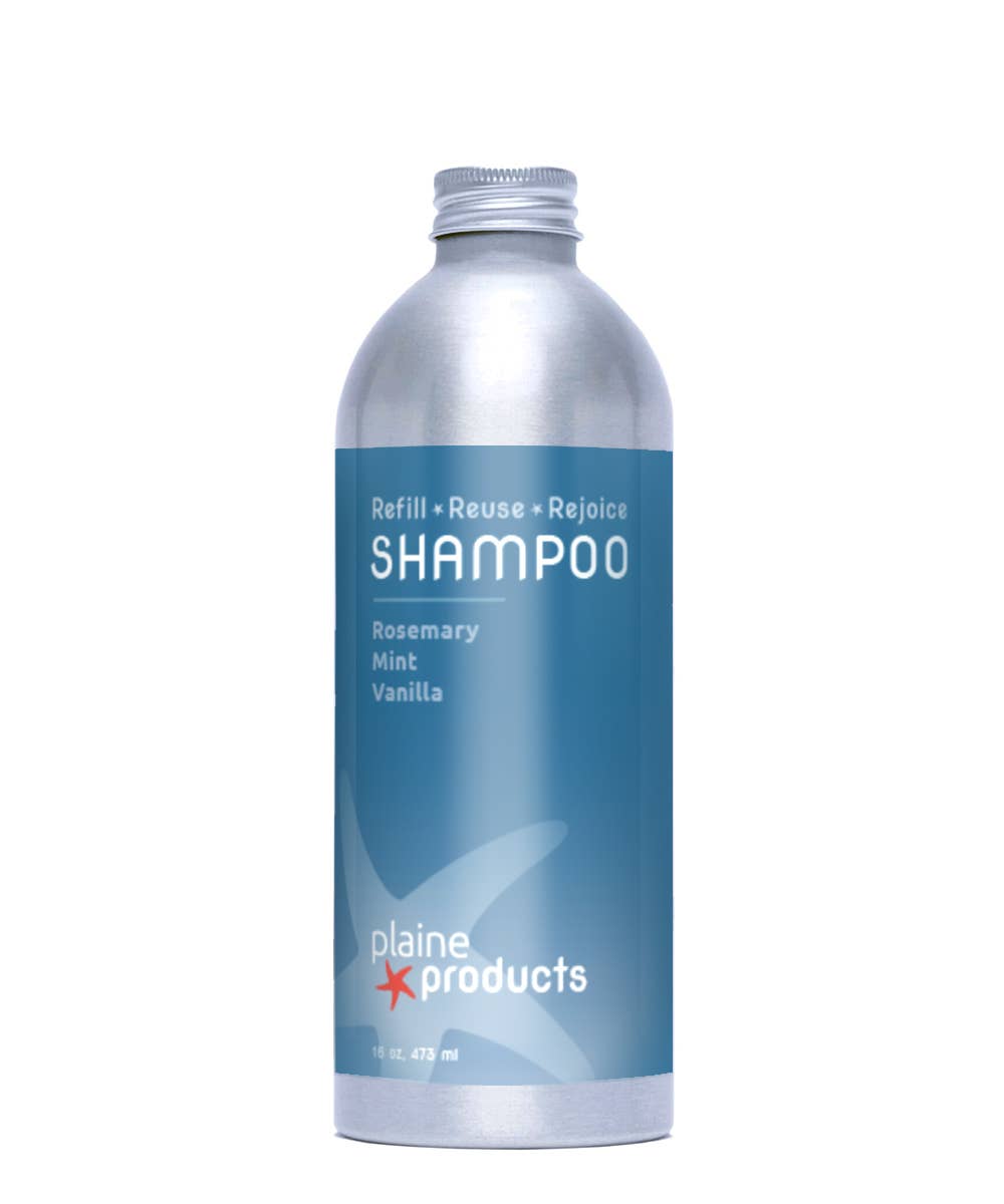 Plaine Products - Wholesale Hair Shampoo - Shampoo 16 oz (pump not included) Reusable packaging