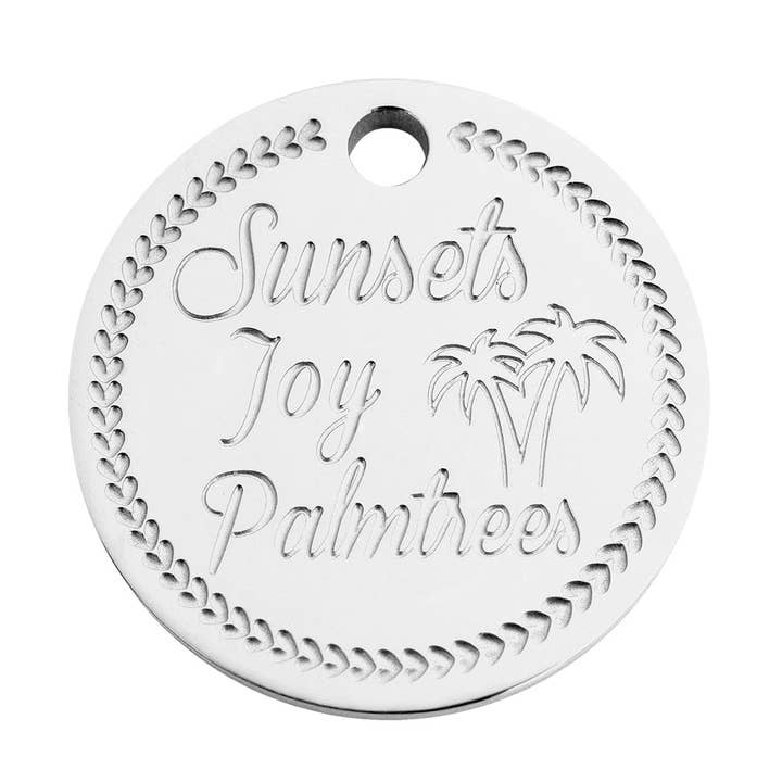 Mynt palm träd silver för wholesale av DUCETT