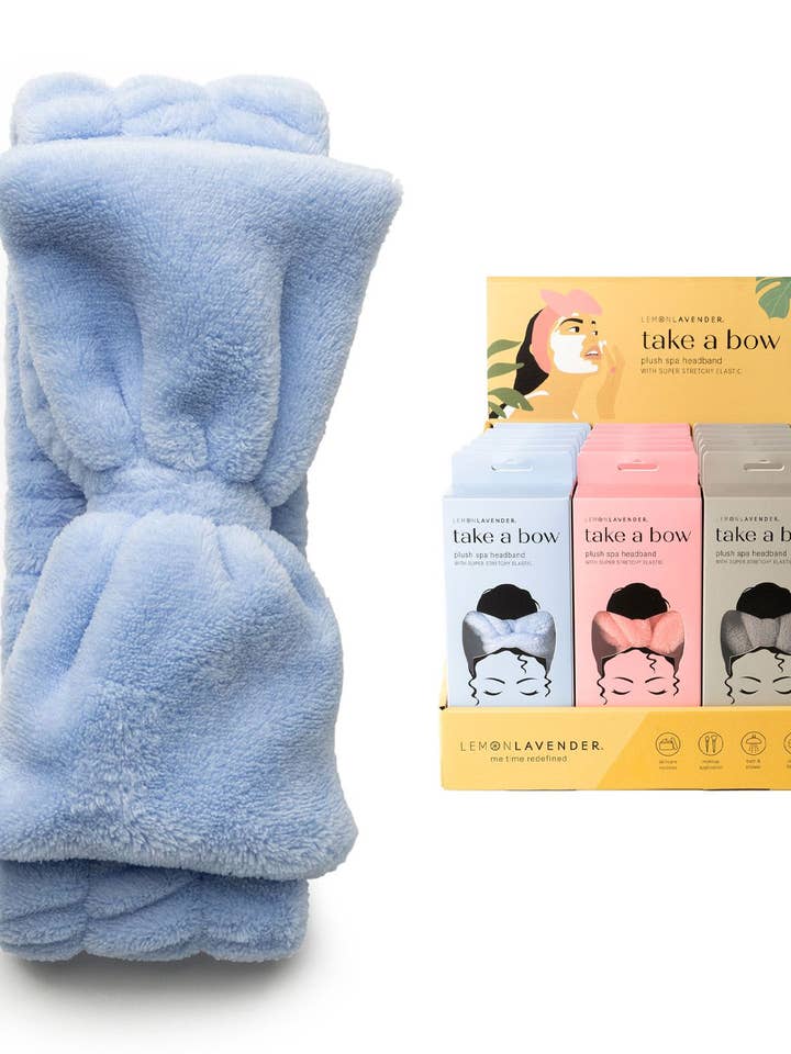 Lemon Lavender Take a Bow Ultra Plush Spa Headband and other Purchase Wholesale freaker. Free Returns & Net 60 Terms on Faire trending on Faire.