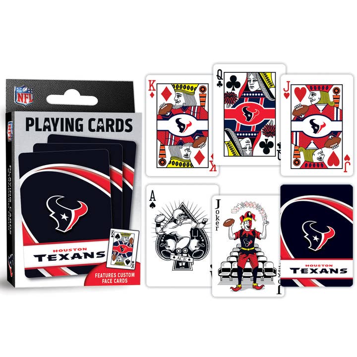 Masterpieces Puzzles - Wholesale Playing Cards - Houston Texans Playing Cards2