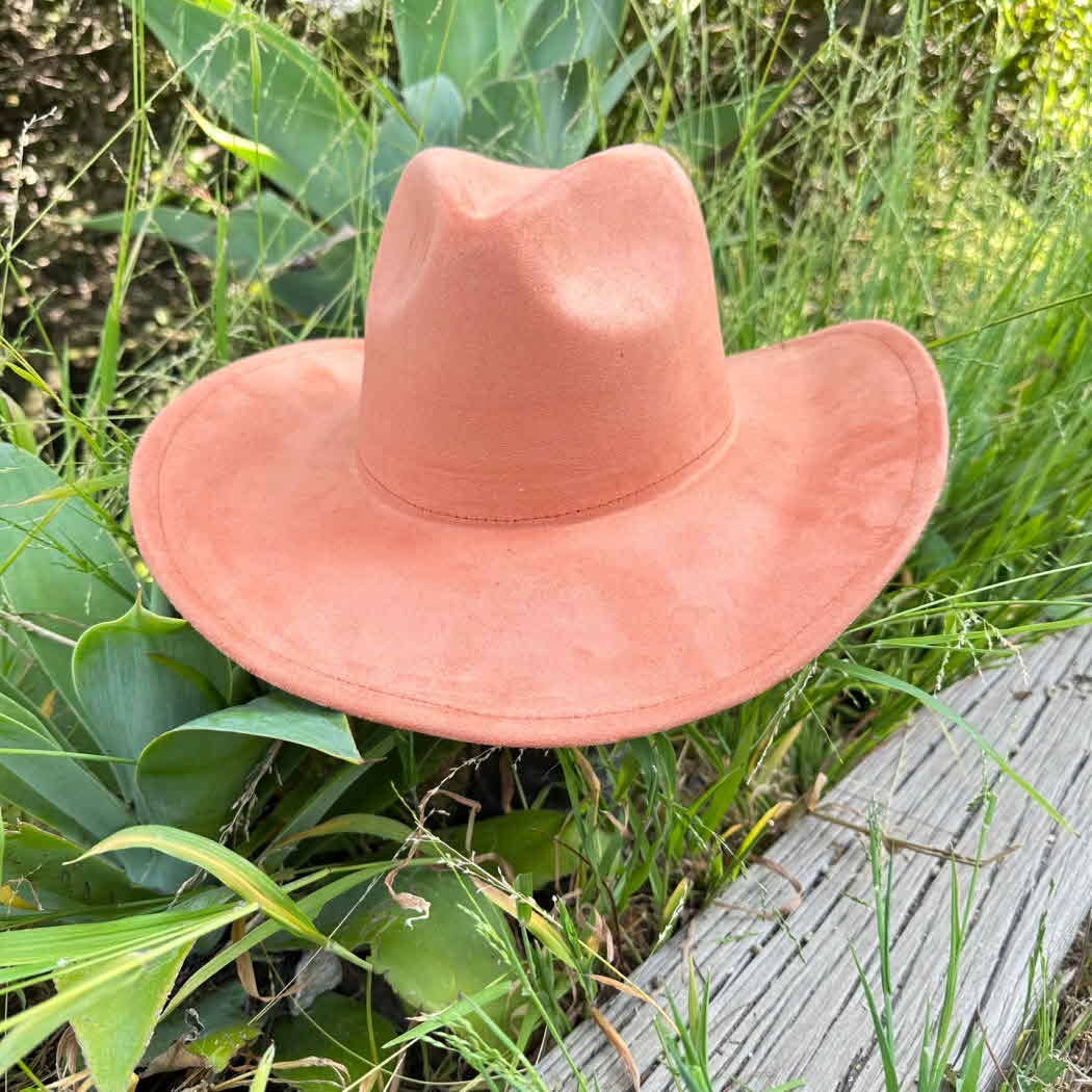 One and Only Accessories - Wholesale Cowboy Hat - Women's - Best sller Fashion Vegan suede cattleman cowboy hat 1