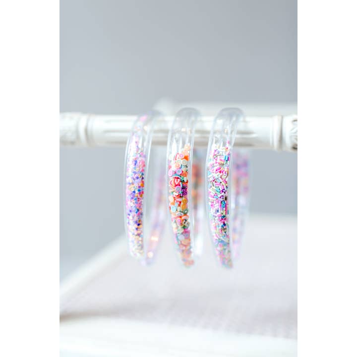 Cheeky Plum – wholesale Pannband - Barn – Konfetti Shaker Pannband - Strössel