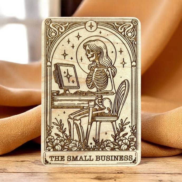 The Small Business Tarot Card for wholesale by Lizabell Studio