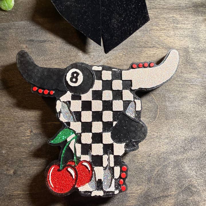 Geruite stierkopvis voor wholesale door Lil Bit Sassy Lush Co