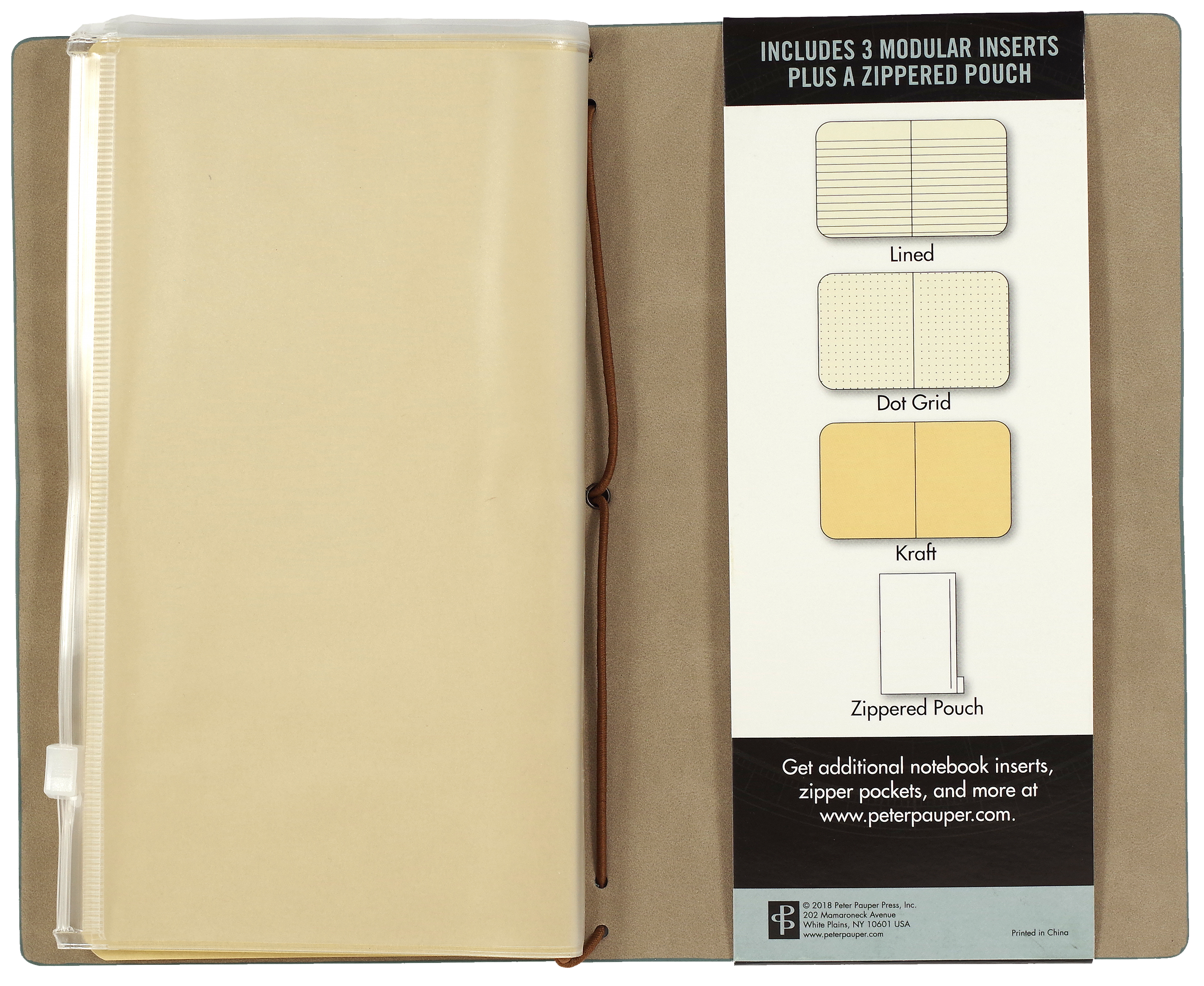 Peter Pauper Press - Wholesale Journal/Diary - Light Blue Voyager Notebook1