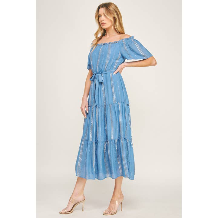 Winslow Collection - Wholesale Dress - Women's - WINSLOW GLEAM TIERED MAXI DRESS3