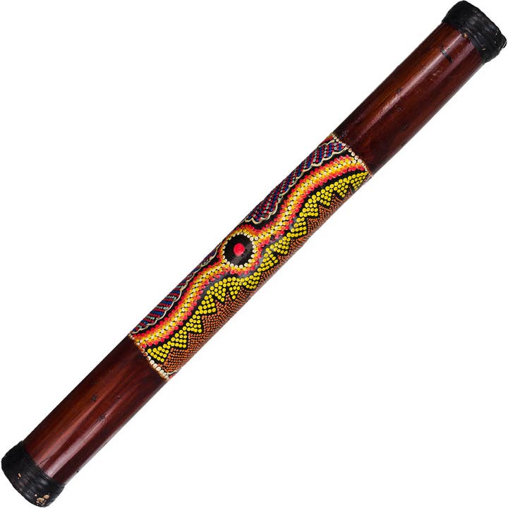 Kheops International - Wholesale Meditation Supplies - Brown Painted Rainstick - Large (Each)