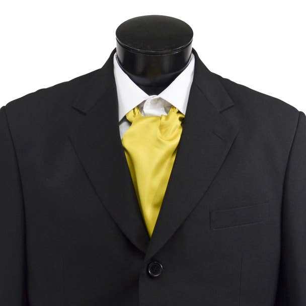 Selini New York - Wholesale Necktie – Men’s - Solid Satin Poly Ascot2