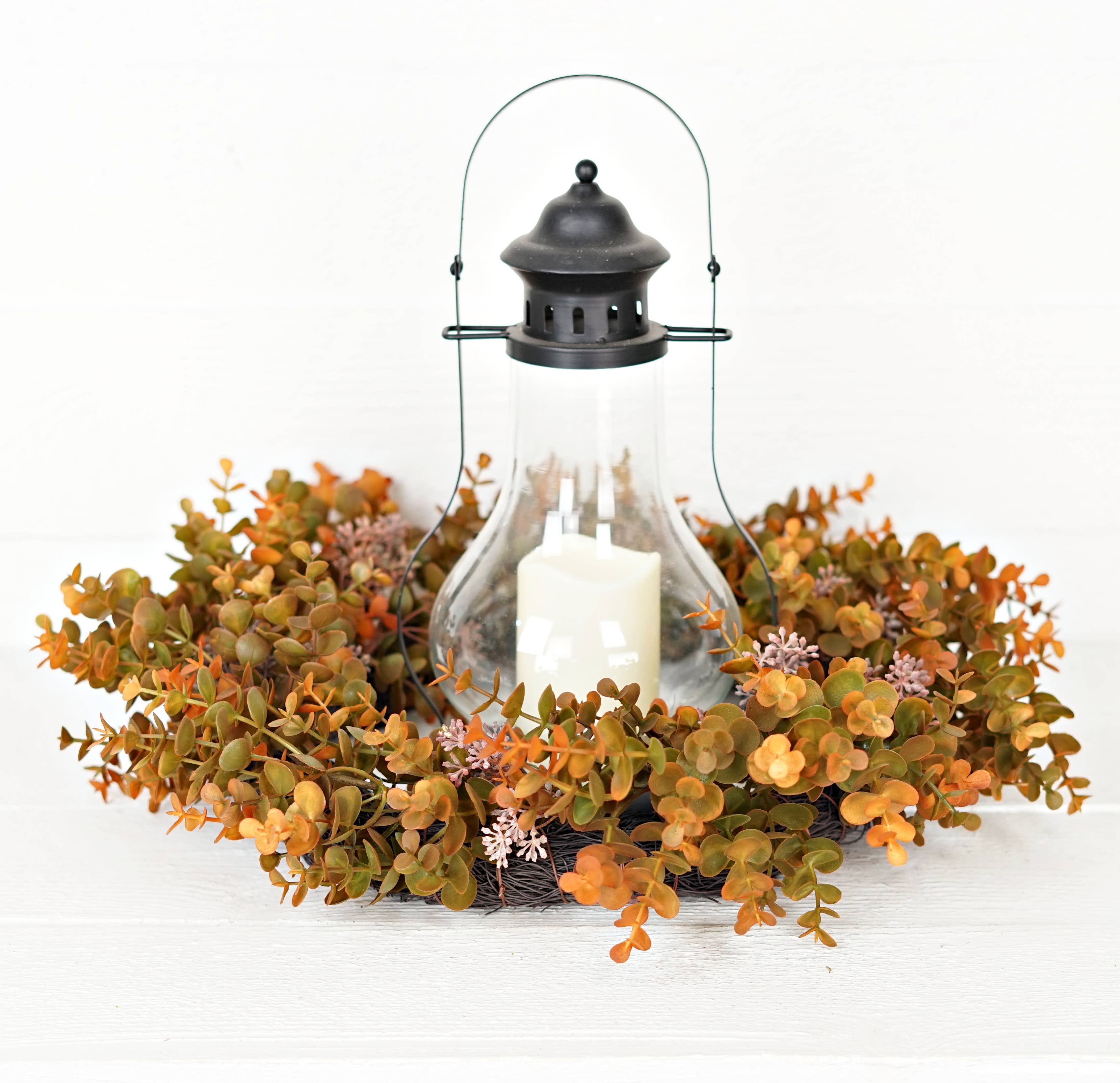 Holiday Depot Inc. - Wholesale Wreath - 530100- 22in Twig Wreath-Fall Mix Seeded Eucalyptus4