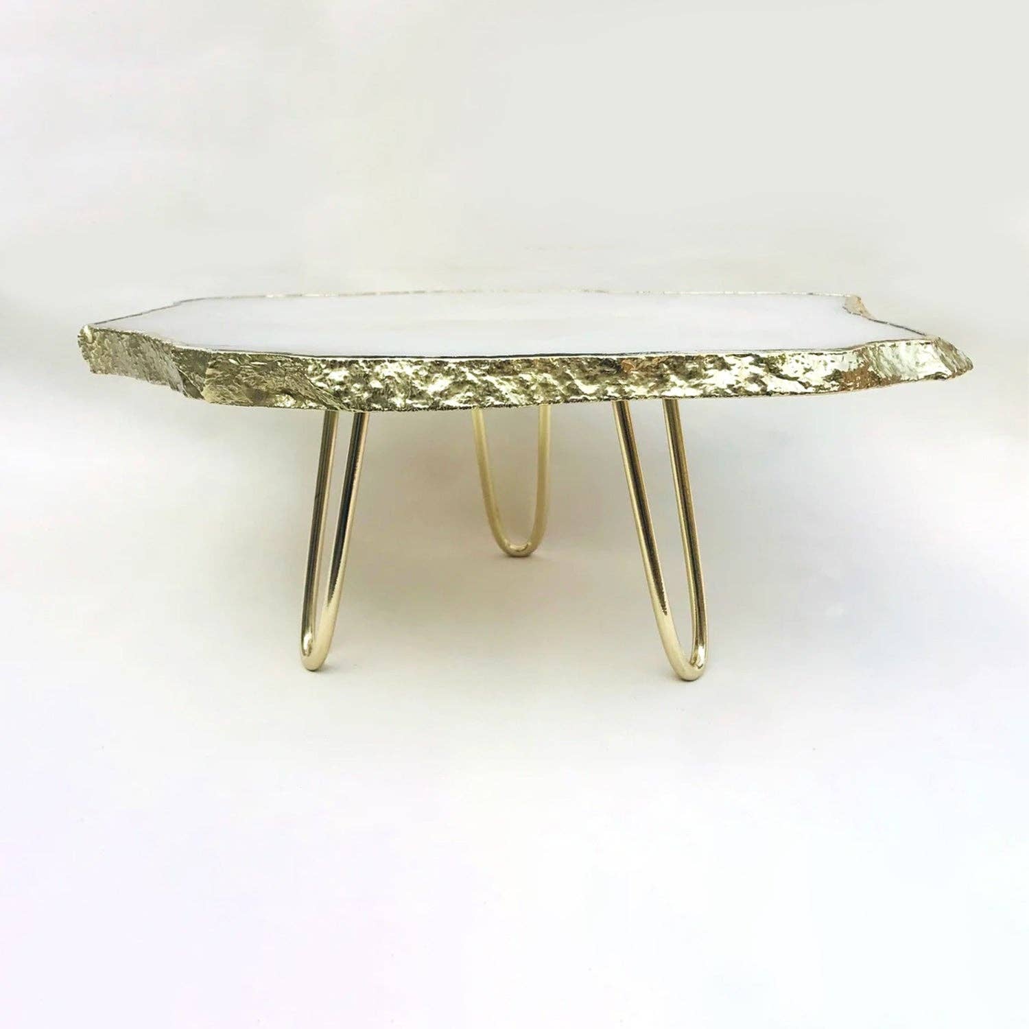 The Tangerine Store - Wholesale Cake stand - White Agate Cake Stand/Centrepiece/Display Stand/Tray4