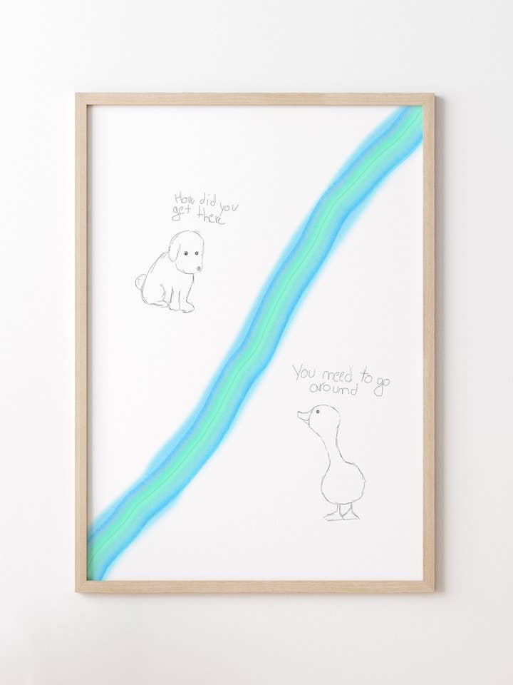 Go Around - impressão artística de edição limitada (não emoldurada) por atacado de MAISON CHARLOT