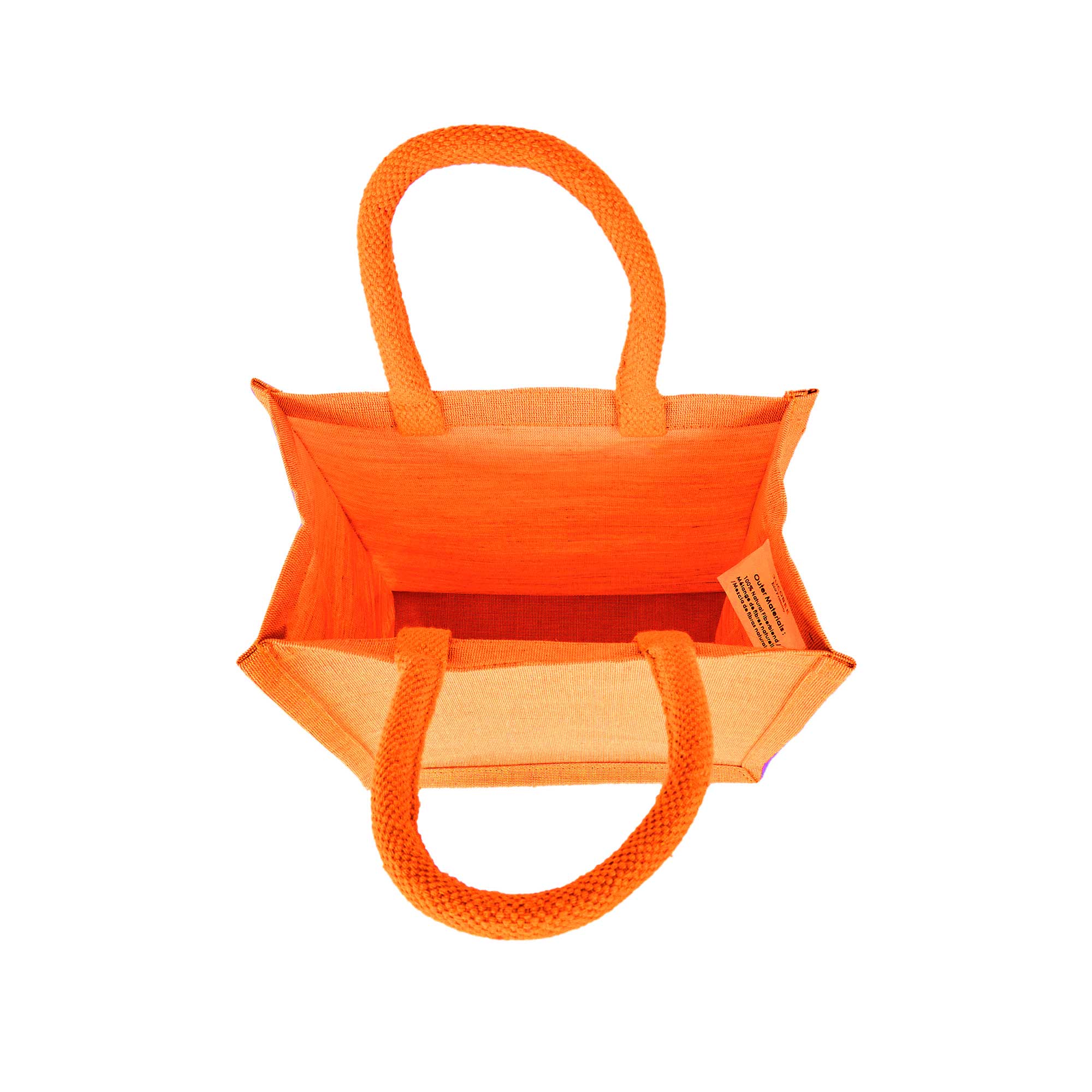 ecojutebags – Engroshandel Indkøbspose/indkøbstaske – 4 genanvendelige Juco-tasker med lomme og håndtag – 12x10x6 - Gave30