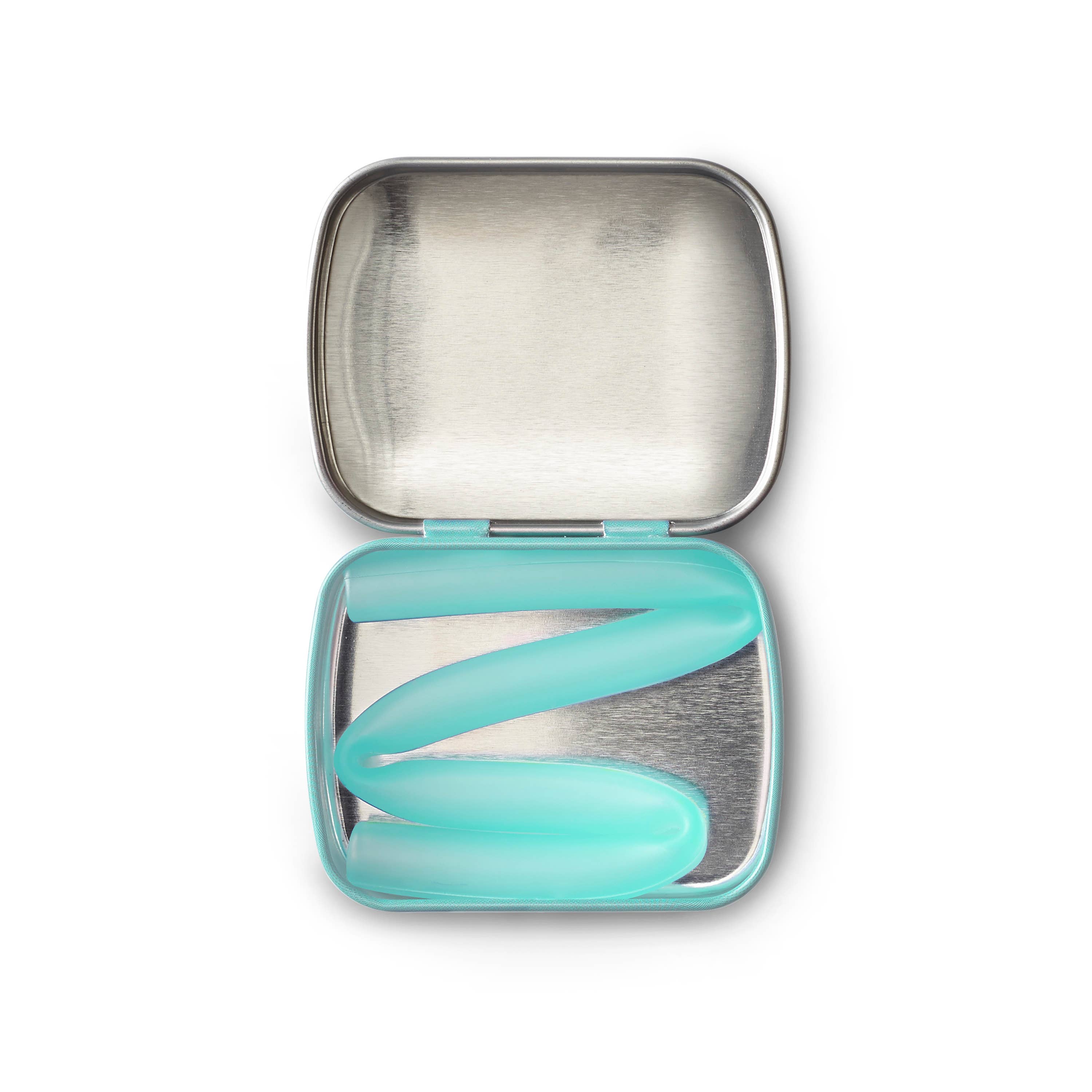 GoSili – Großhandel Verkaufsdisplay – Wohnen – Wiederverwendbares Standard-Strohhalm im Etui mit 40 Karat, verschiedene Farben2