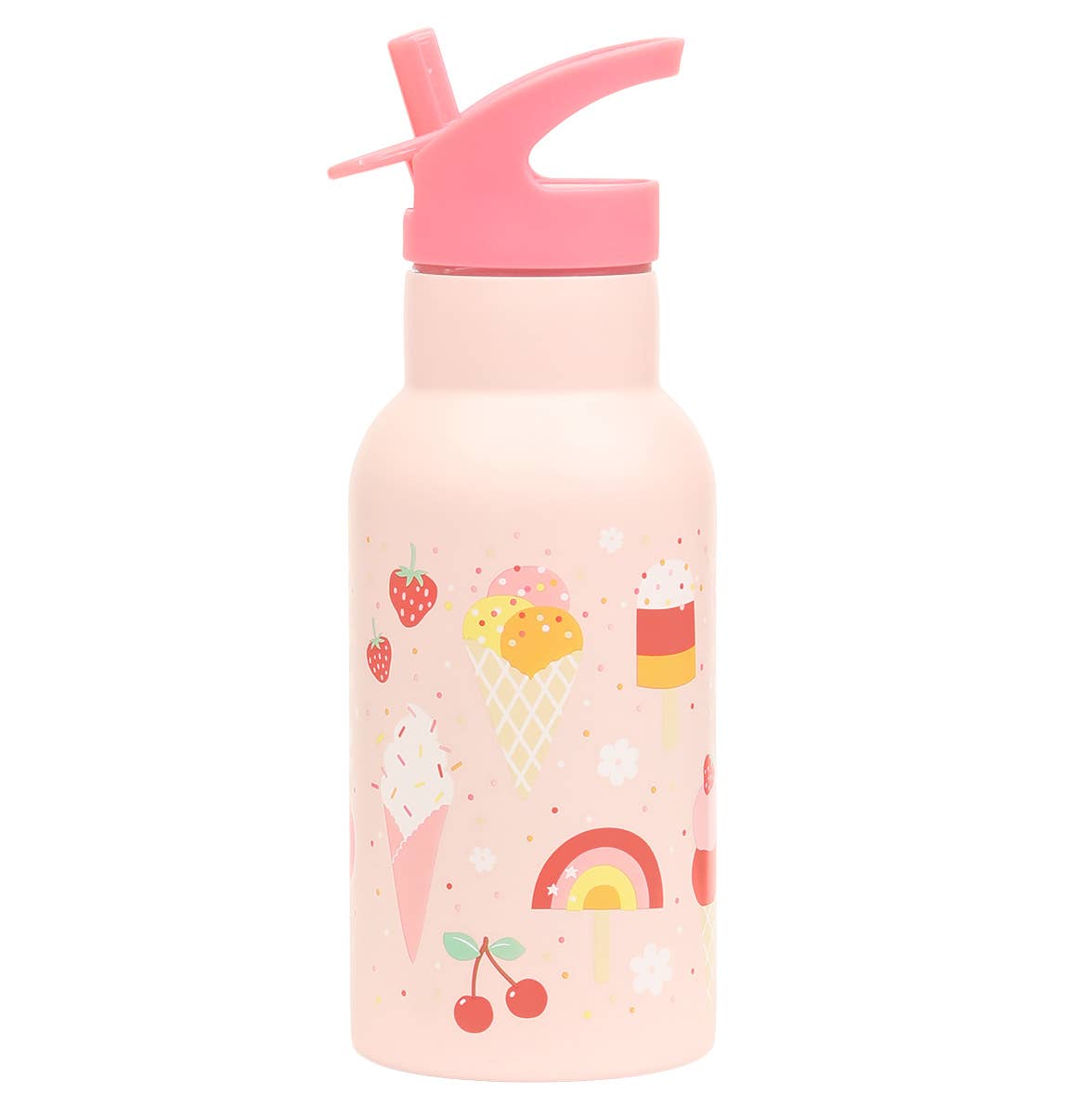 A Little Lovely Company - Wholesale Water Bottle - Kids stainless steel drink/ water bottle: Ice-cream