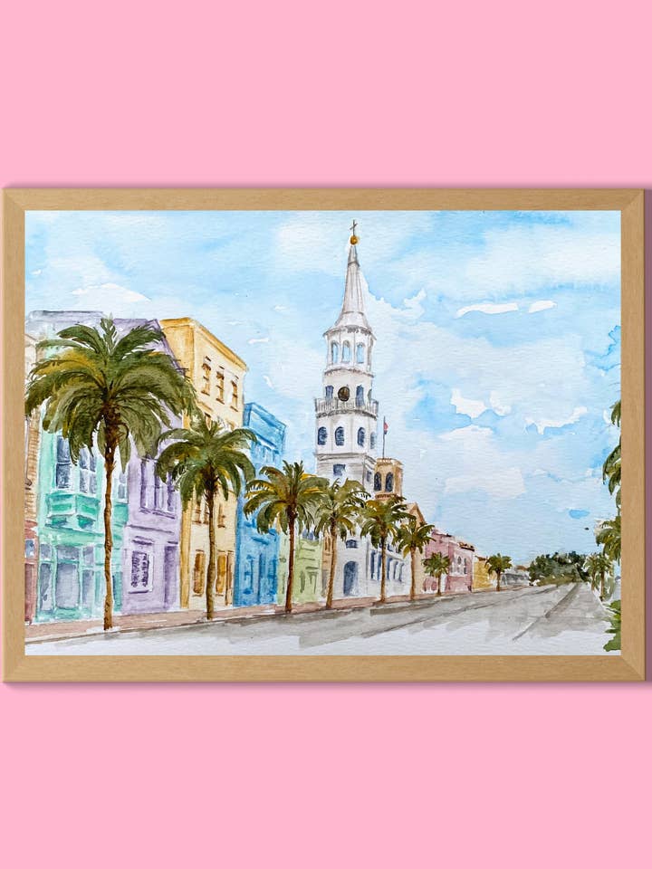 Broad St. Art Print for wholesale by Alfred & Lu