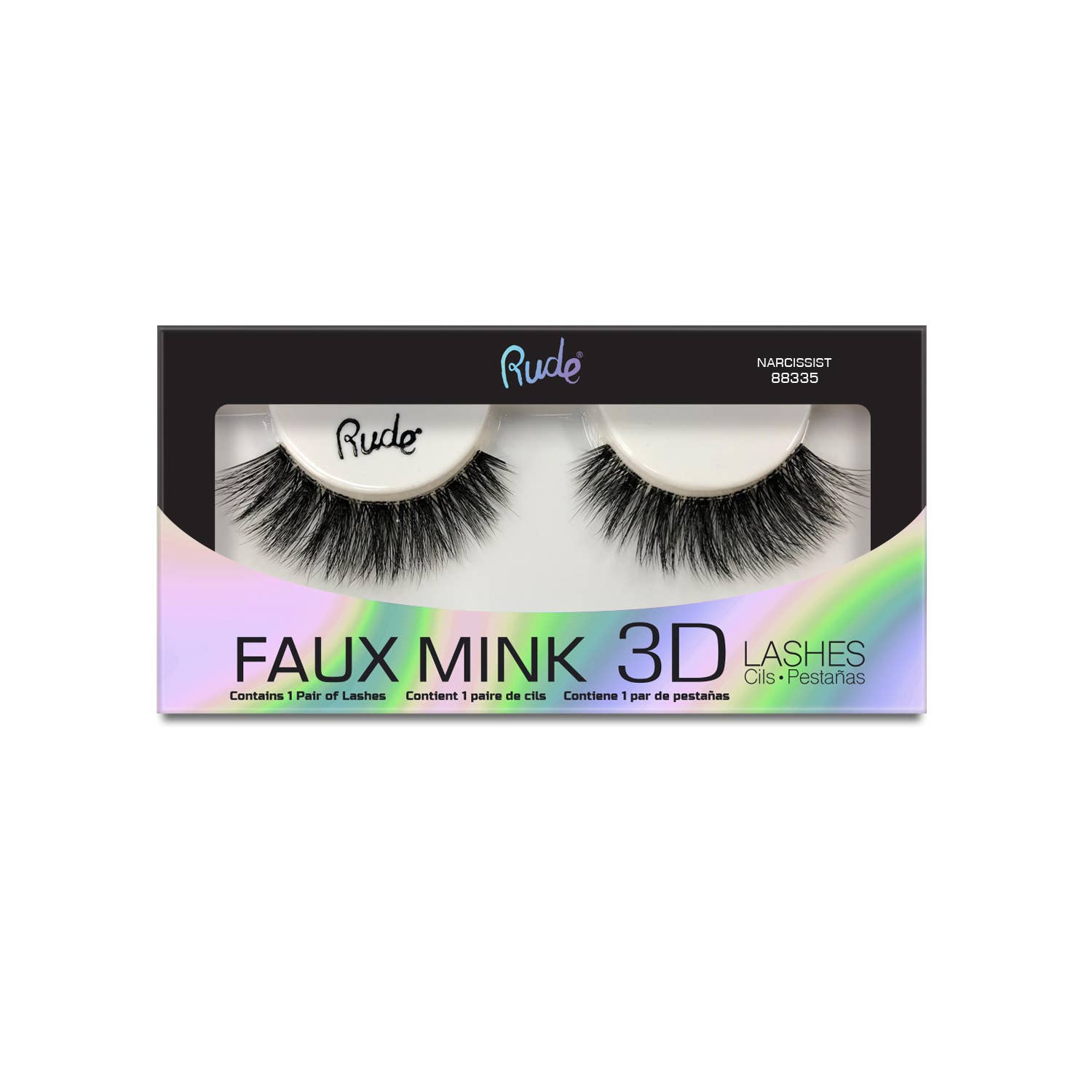 Rude Cosmetics - Wholesale False/Fake Eyelashes - Lush - Faux Mink 3D Lashes3