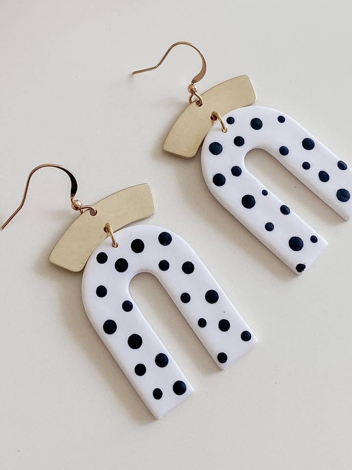 Arcos de lunares con detalle de latón para venta al por mayor de Florence and Fig