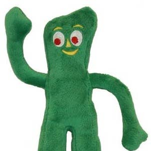 Multipet Gumby Plush Dog Toy 9" for wholesale by Pet Palette Distribution