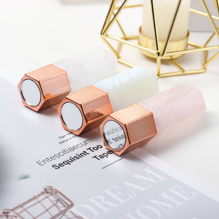 Crystolver (We Cover All Import Fees) – wholesale Essential oil holder – Crystal Stone Essential Oil Bottle Facial massage9