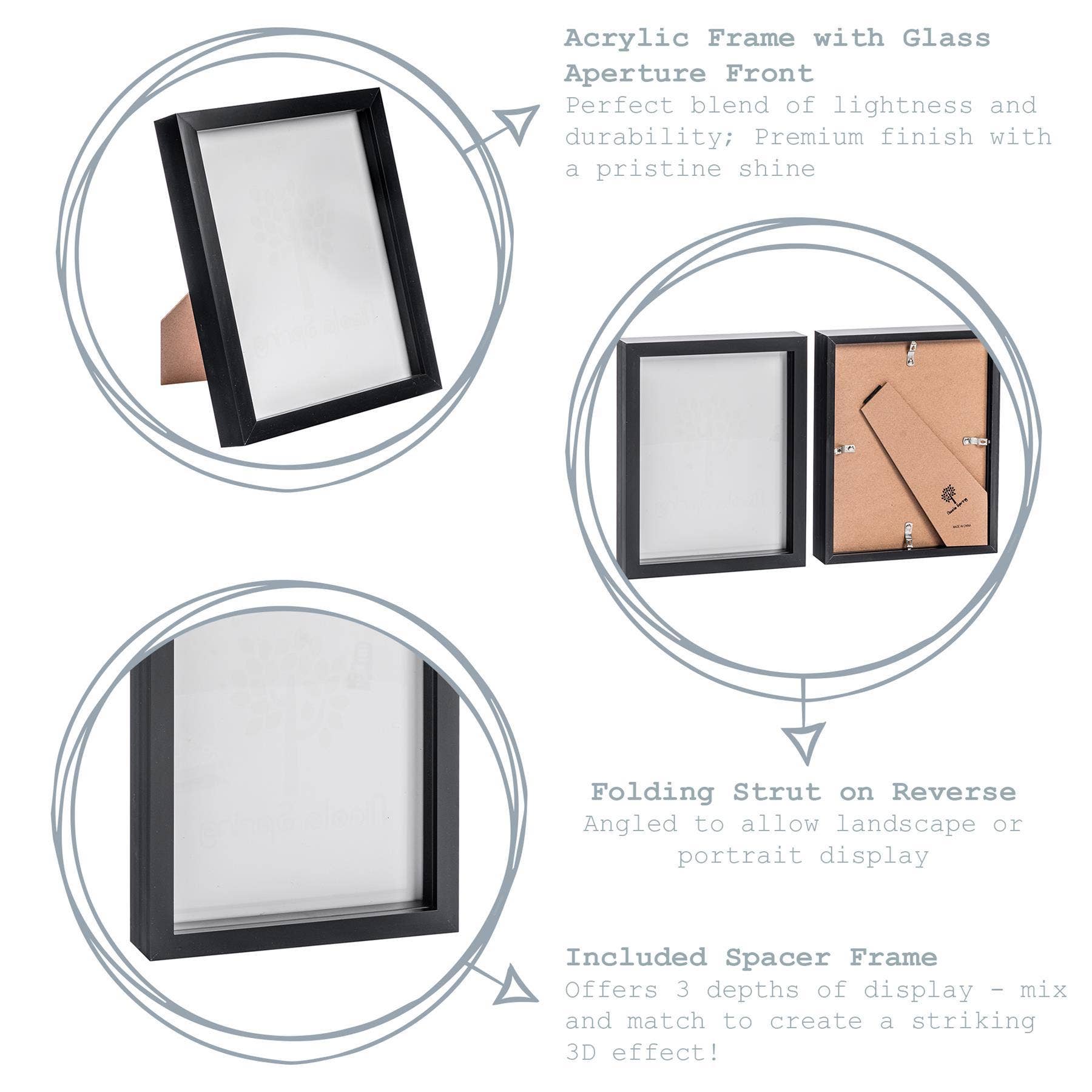 Rinkit Ltd - Wholesale Picture Frame - Nicola Spring Box Photo Frame - 8x10 - Light Wood4