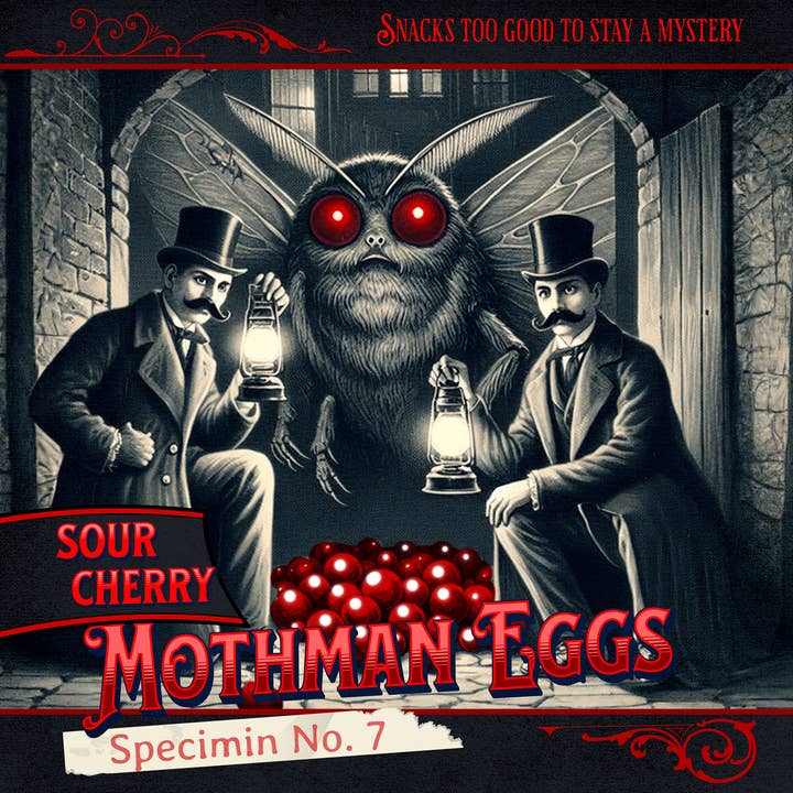 Duff & Shaw - Legendary Snacks - Wholesale Gummy - Mothman Eggs - Sour Cherry3