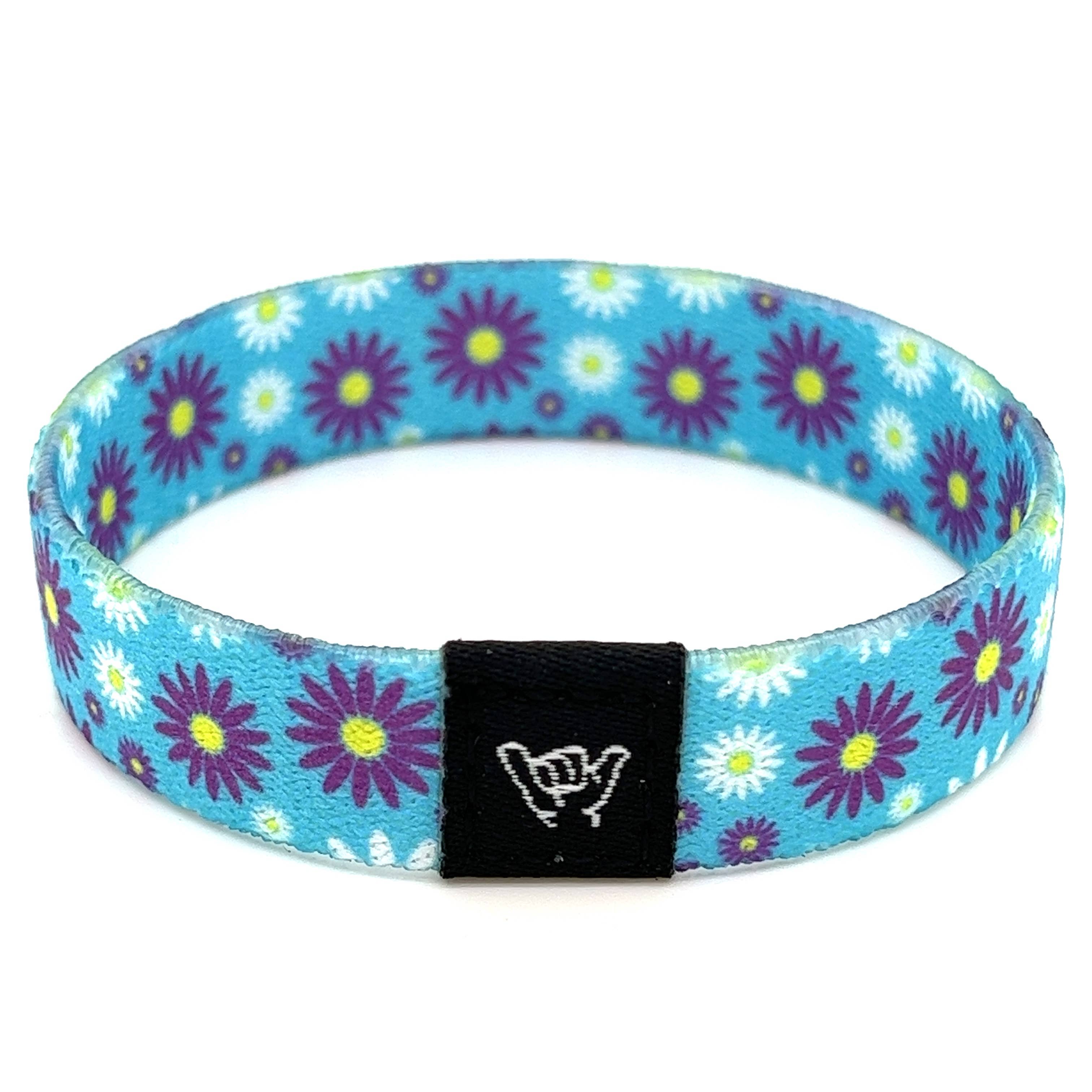 Hang Loose Bands - Wholesale Woven/Braided Bracelet - Flower Power Wristband Bracelet2