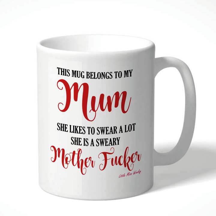 Taza Little Miss County Esta taza pertenece a mamá LMC MUG11 para venta al por mayor de Cheeky Chops Cards & Wanky Candles