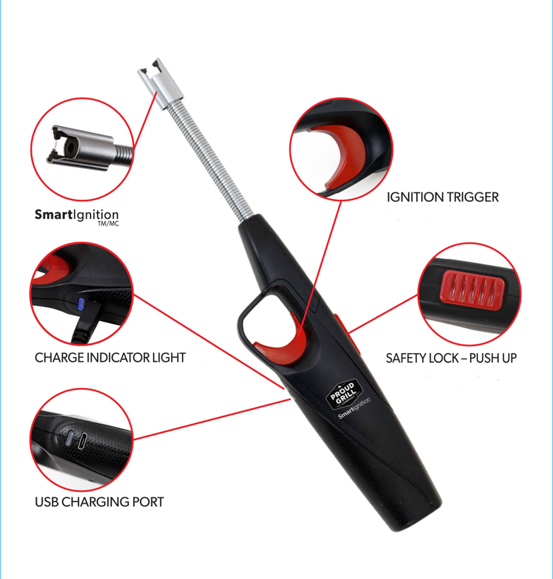 Proud Grill - Wholesale Lighter - Proud Grill Smartignition Electric BBQ Lighter6