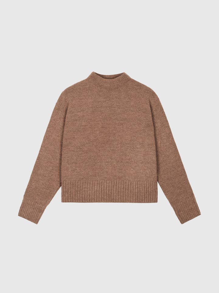 LORANA trui kastanjebruin voor wholesale door An'ge