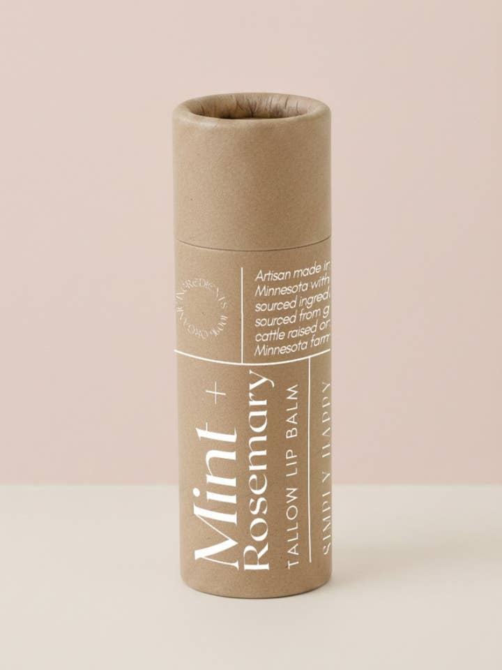 Munt + Rozemarijn | Talg Lippenbalsem voor wholesale door Simply Happy