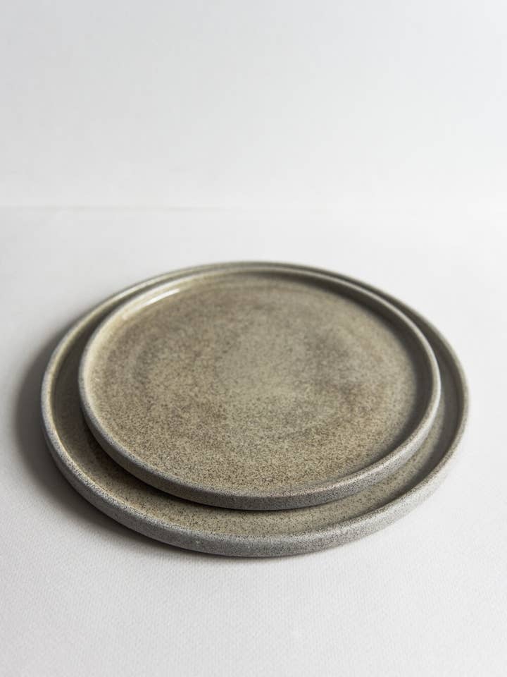 Stoneware Dinner Plates "CONCRETE" for wholesale by Creating Comfort Lab