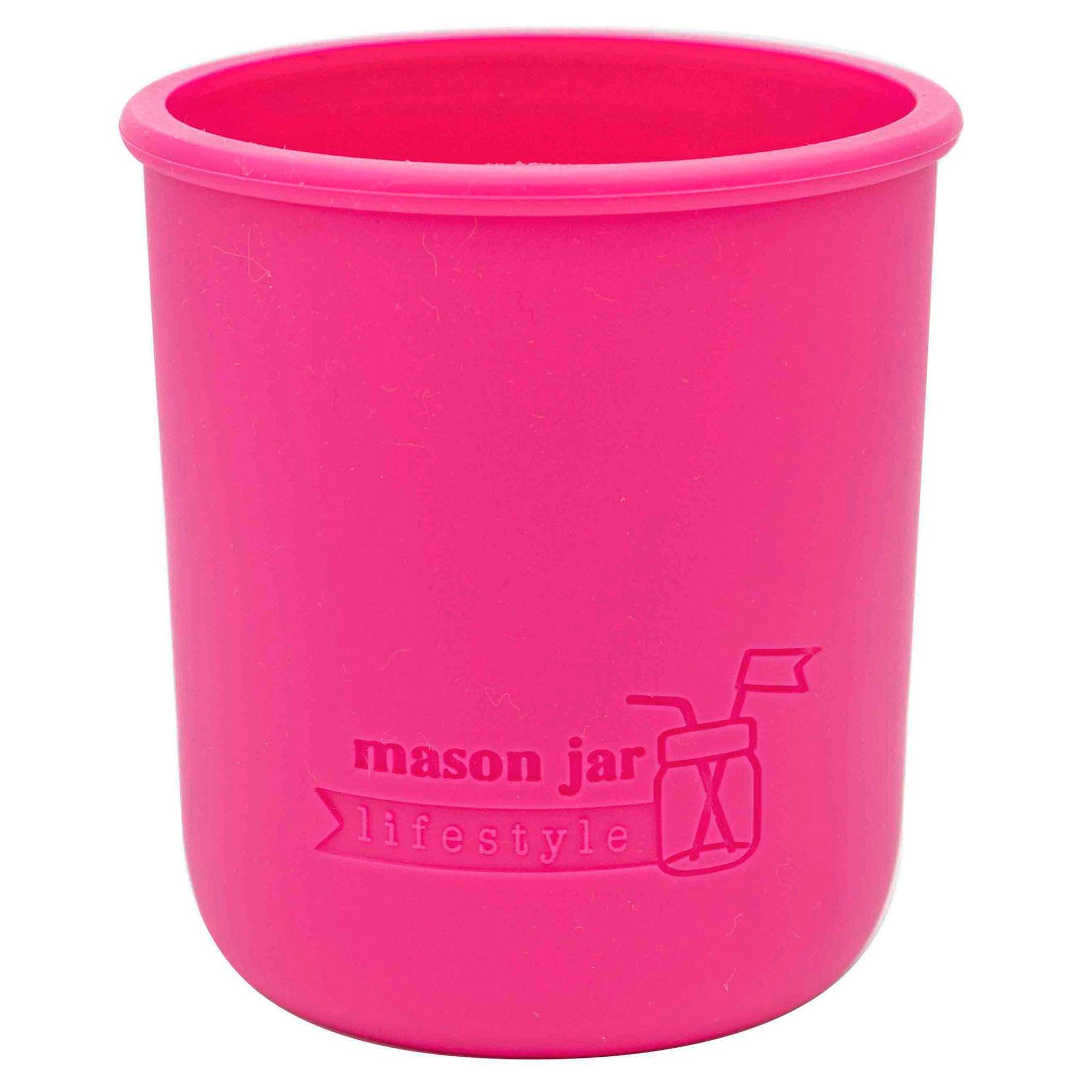 Mason Jar Lifestyle - Vente Housses de boisson - Manchon en silicone pour bocaux Mason à large ouverture de 16 oz24