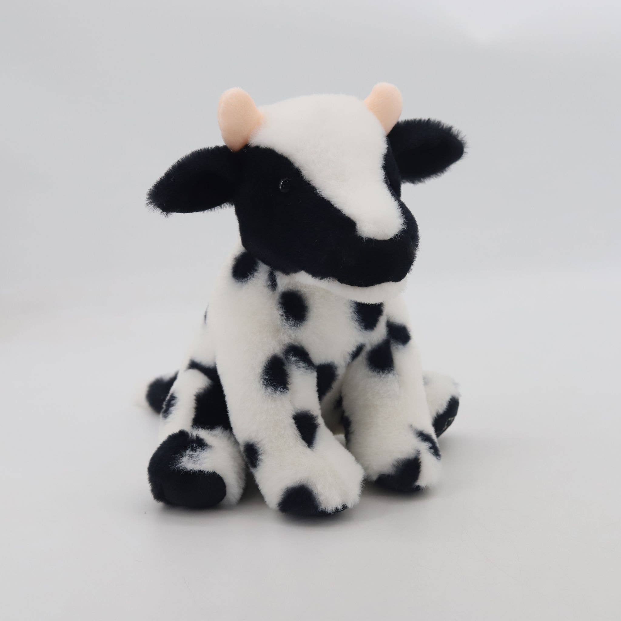 Jomanda Soft Toys & Accessories - Vendita all'ingrosso Peluche - Bambini e neonati - Peluche morbido a forma di mucca da latte bianco e nero (11 cm)5