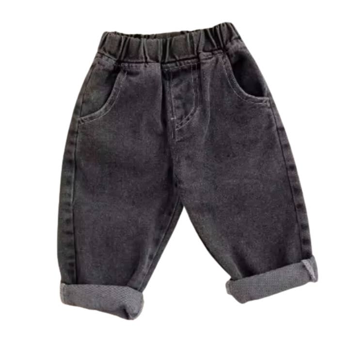 Logan Soft Denim Pants | Onyx | Gender-Neutral for wholesale by ntrl co.