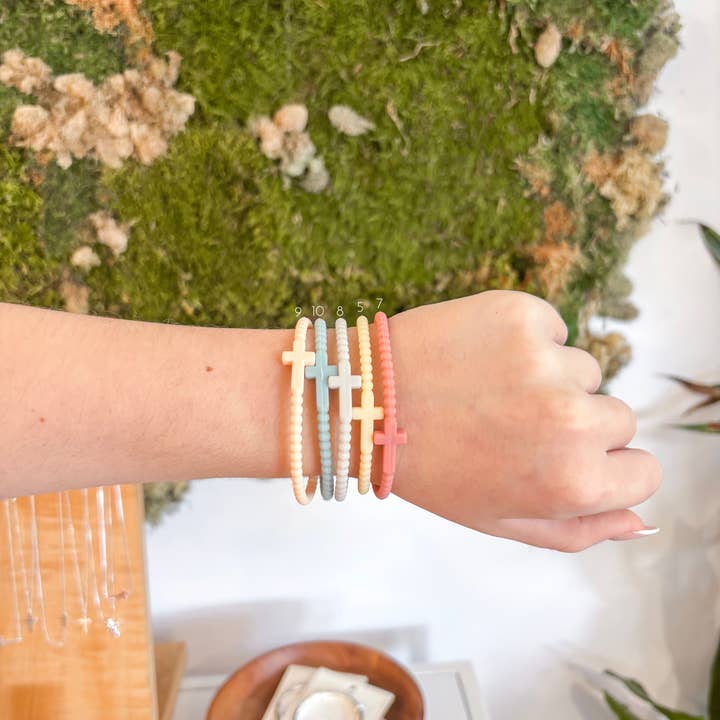 Faith & Life Christian Brands - Wholesale Beaded Bracelet - Silicone Cross Bracelets6