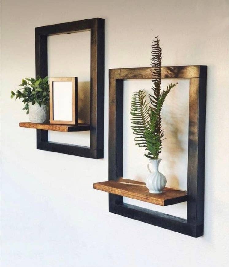 River Heights Salvage - Wholesale Wall Mounted Shelf - One Floating Shelf Modern Shelf Picture Frame Shelf Floating Shelf Housewarming Popular Gift Trending