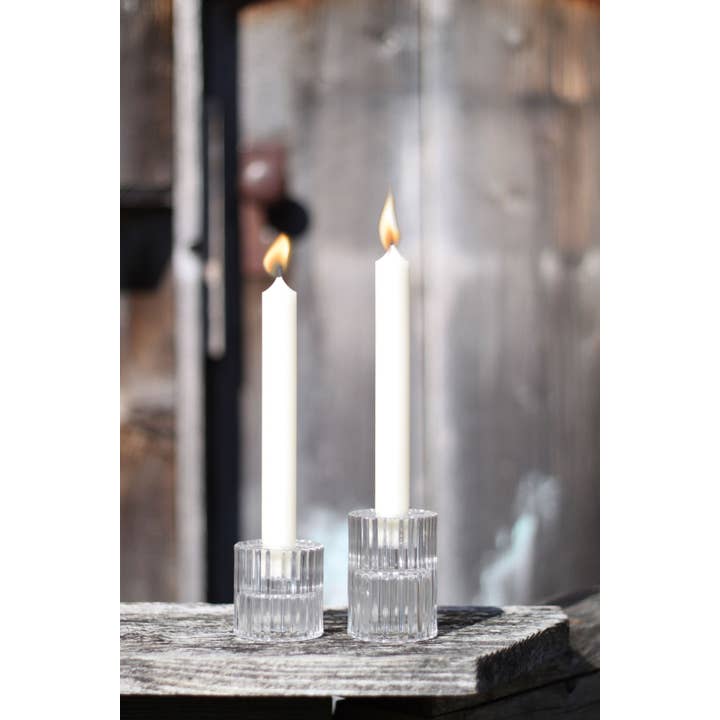 Twilight Collection - Wholesale Candle holder - Rillo Glass Candle Holders | Clear2