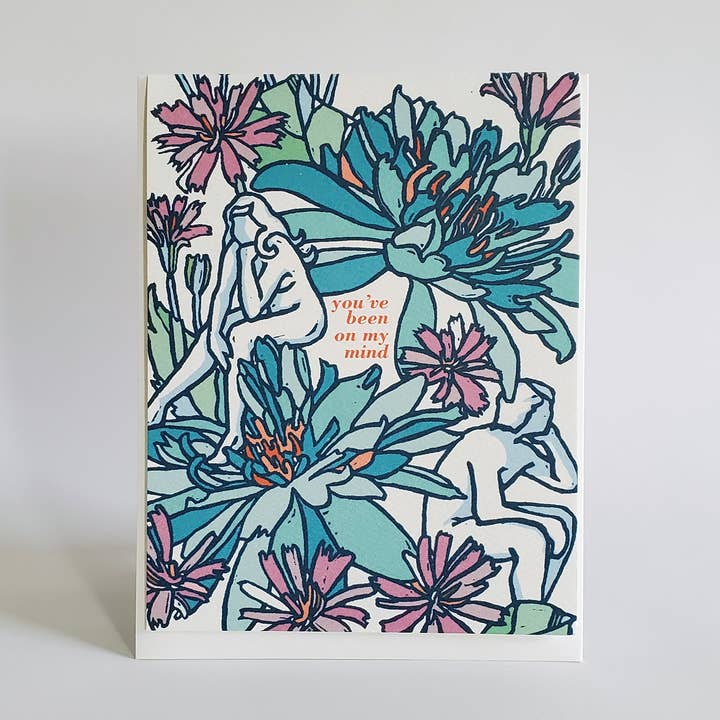 Freundschafts-Grußkarte „You've Been On My Mind“ für den Großhandel von Little Green